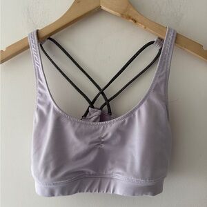 Aerie Lilac Purple Strappy Back Sports‎ Bra